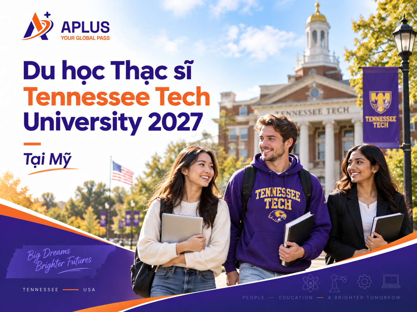Du học Thạc sĩ Tennessee Tech University 2027 tại Mỹ