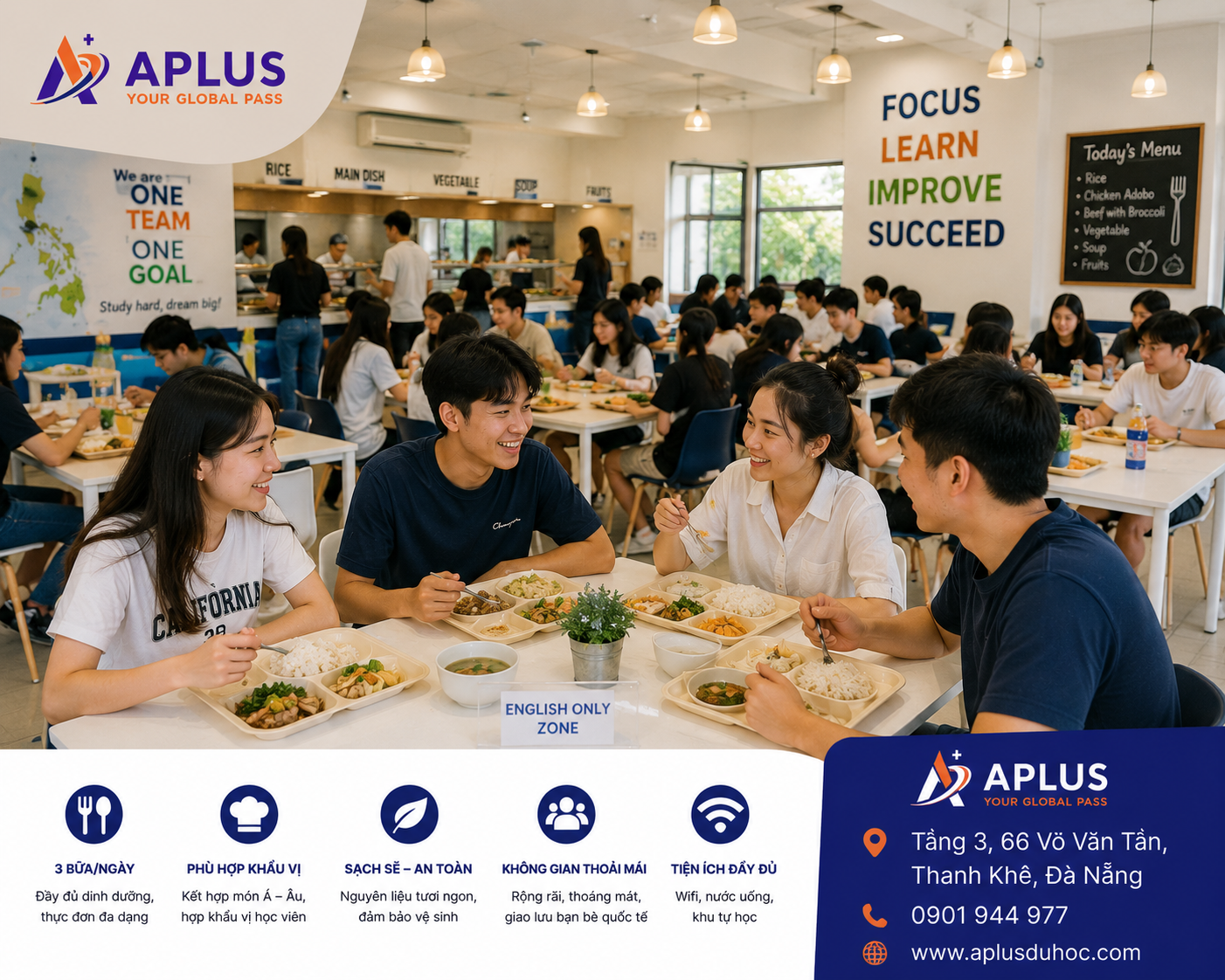 ăn uống tại ký túc xá Philippines