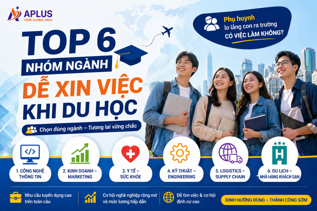 ngành dễ xin việc khi du học cho học sinh