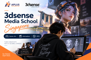 3dsense Media School Singapore ngành Game Art Animation VFX