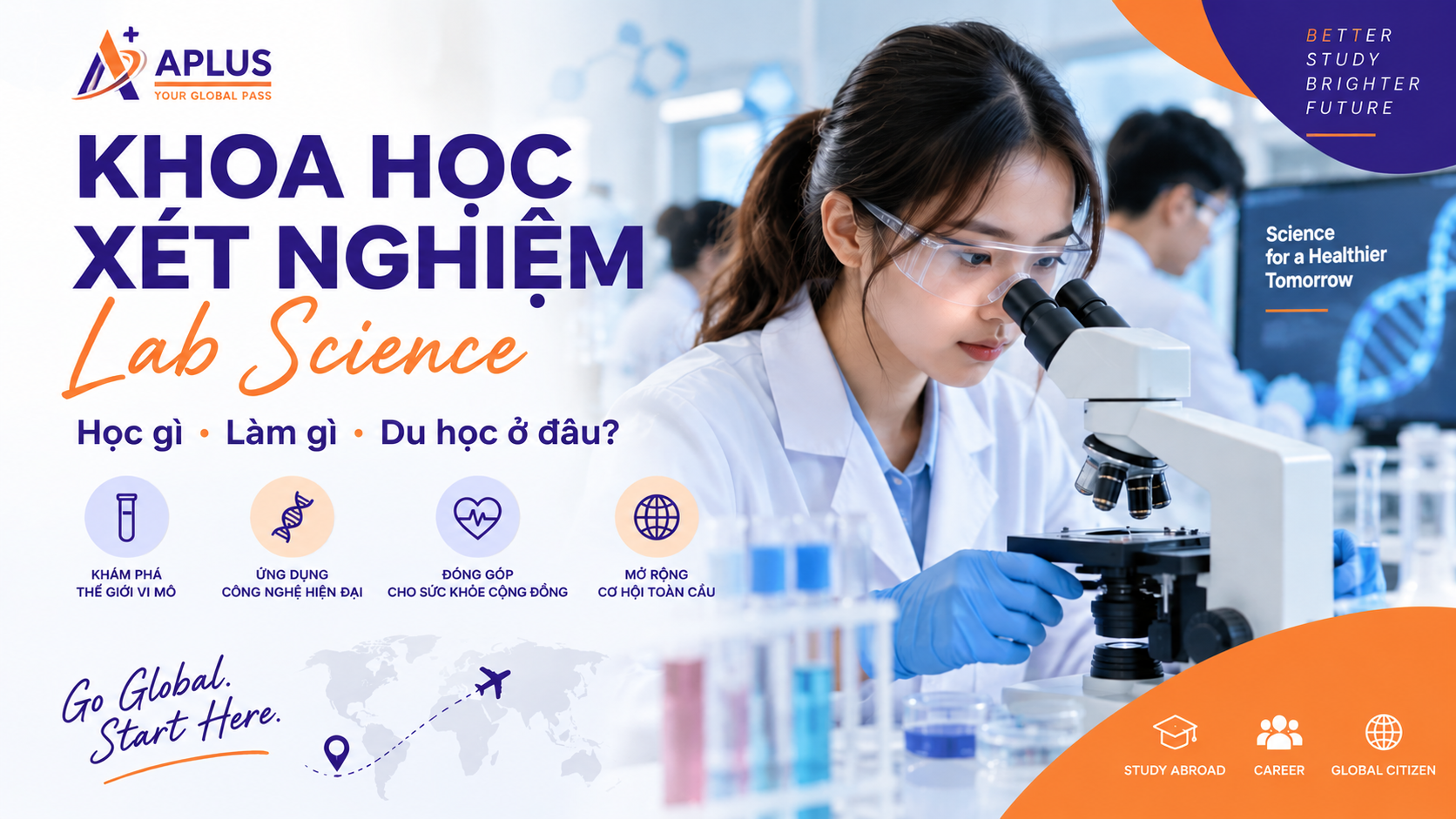 du học ngành khoa học xét nghiệm Lab Science Medical Laboratory Science
