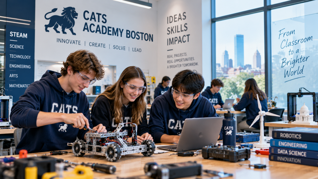 Học sinh học STEAM tại CATS Academy Boston @