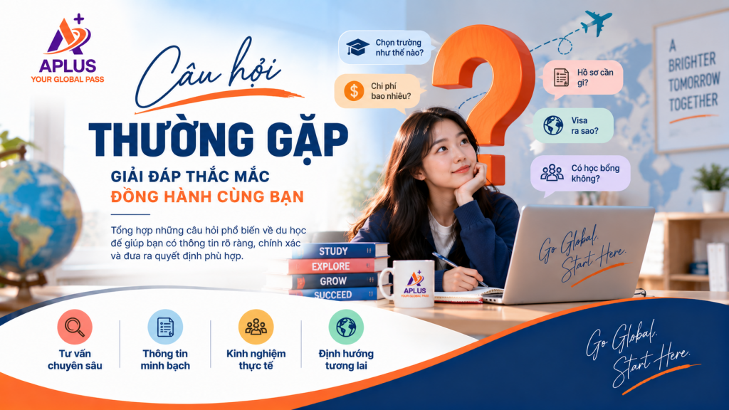 Câu hỏi thường gặp về du học và chọn trường tại APLUS