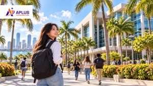Học sinh tìm hiểu du học tại Florida International University ở Miami cùng APLUS