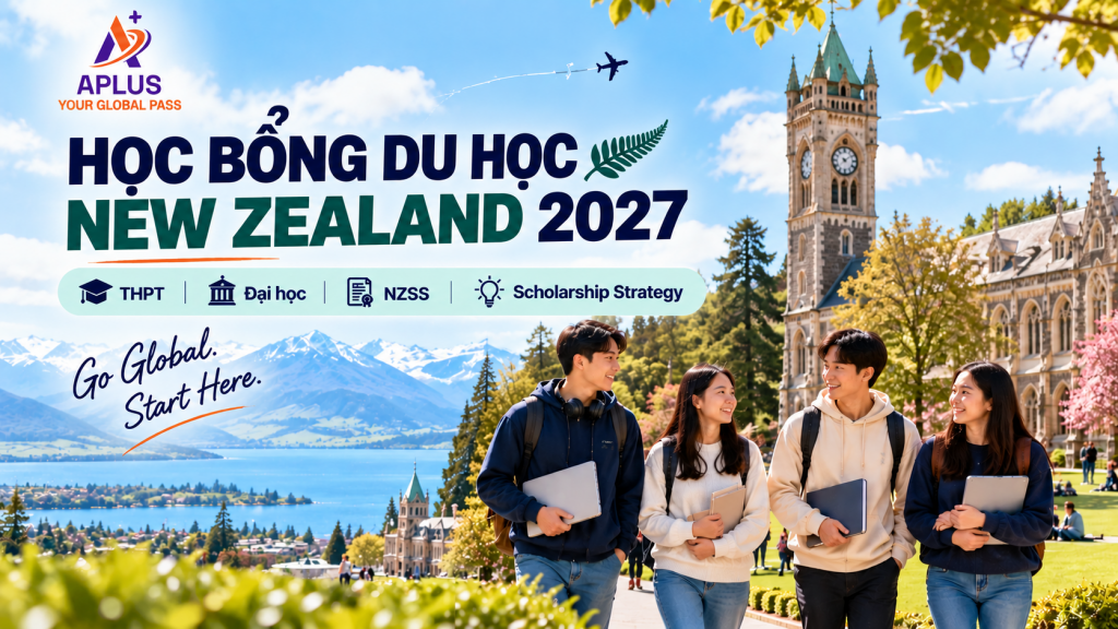 Học bổng du học New Zealand 2027 cùng APLUS
