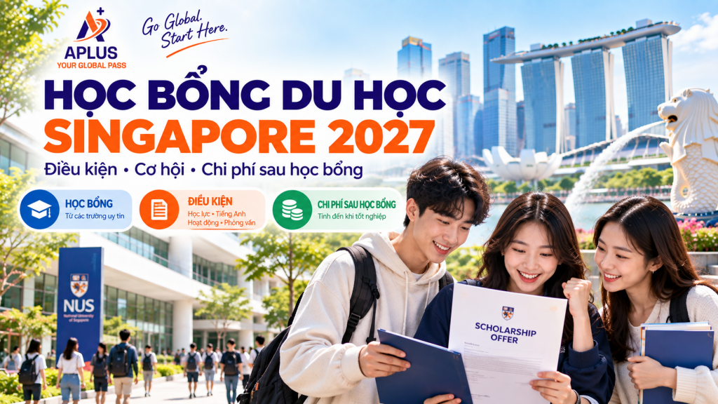 Học bổng du học Singapore 2027 cho học sinh Việt Nam