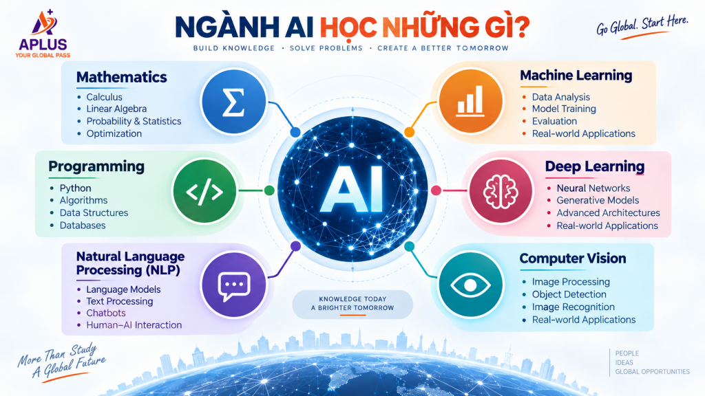 Ngành AI học gì trong chương trình đại học