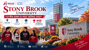 Stony Brook University tuyển sinh sinh viên quốc tế Fall 2027