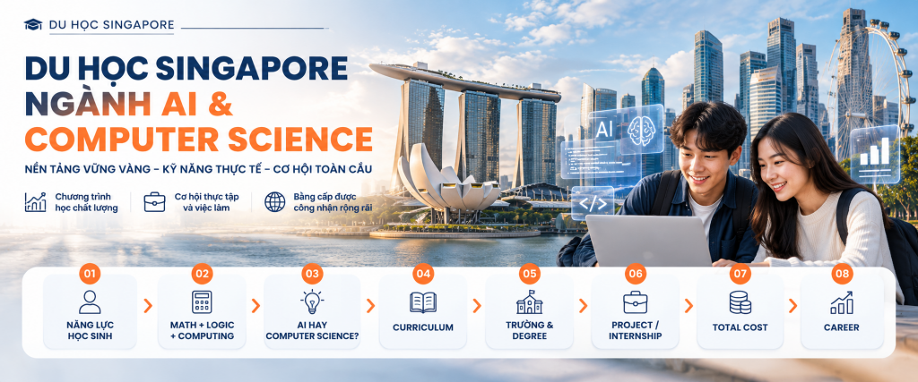 Du học Singapore ngành AI và Computer Science