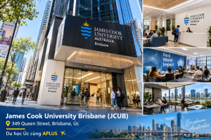 James Cook University Brisbane (JCUB) tại 349 Queen Street, trung tâm Brisbane, Úc – du học Úc cùng APLUS